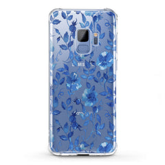 Lex Altern TPU Silicone Samsung Galaxy Case Blue Flowers Blossom