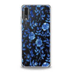 Lex Altern TPU Silicone Huawei Honor Case Blue Flowers Blossom