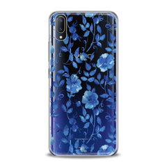 Lex Altern TPU Silicone VIVO Case Blue Flowers Blossom