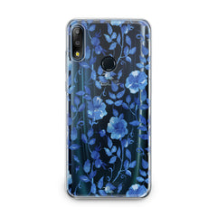 Lex Altern TPU Silicone Asus Zenfone Case Blue Flowers Blossom