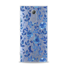 Lex Altern TPU Silicone Sony Xperia Case Blue Flowers Blossom