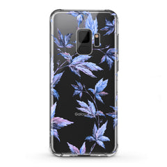 Lex Altern TPU Silicone Samsung Galaxy Case Purple Leaves Plants