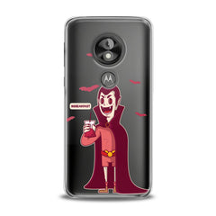 Lex Altern TPU Silicone Motorola Case Funny Vampire