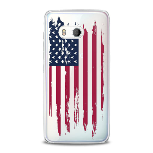 Lex Altern TPU Silicone HTC Case USA Flag