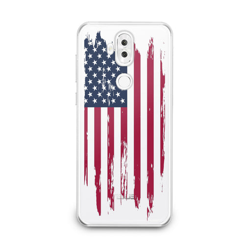 Lex Altern TPU Silicone Asus Zenfone Case USA Flag
