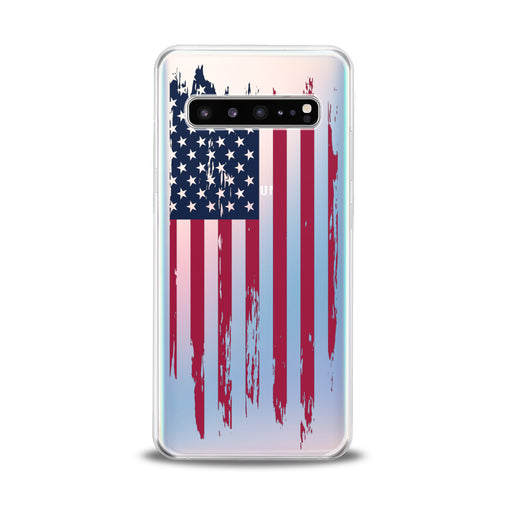 Lex Altern TPU Silicone Samsung Galaxy Case USA Flag