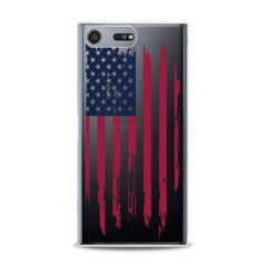 Lex Altern TPU Silicone Sony Xperia Case USA Flag
