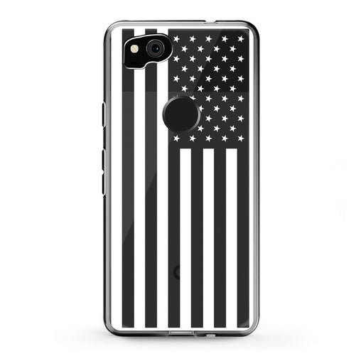 Lex Altern Google Pixel Case Black USA Flag