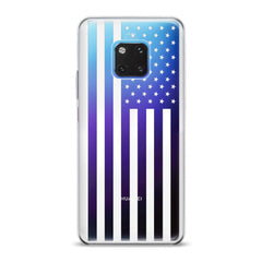 Lex Altern TPU Silicone Huawei Honor Case Black USA Flag
