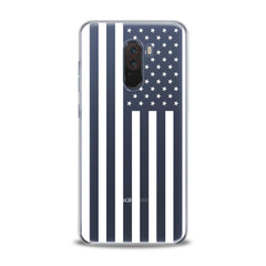 Lex Altern TPU Silicone Xiaomi Redmi Mi Case Black USA Flag