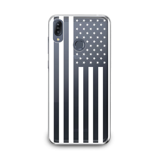 Lex Altern TPU Silicone Asus Zenfone Case Black USA Flag