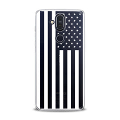Lex Altern TPU Silicone Nokia Case Black USA Flag