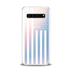 Lex Altern TPU Silicone Samsung Galaxy Case Black USA Flag