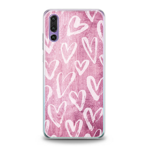 Lex Altern TPU Silicone Huawei Honor Case Hearts Pattern