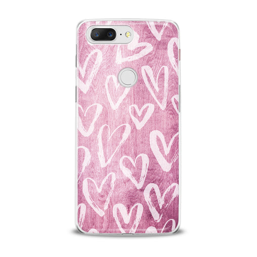 Lex Altern TPU Silicone OnePlus Case Hearts Pattern