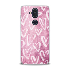Lex Altern TPU Silicone Nokia Case Hearts Pattern