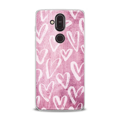 Lex Altern TPU Silicone Nokia Case Hearts Pattern