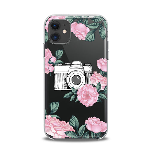 Lex Altern TPU Silicone iPhone Case Floral Camera