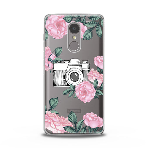Lex Altern TPU Silicone Lenovo Case Floral Camera