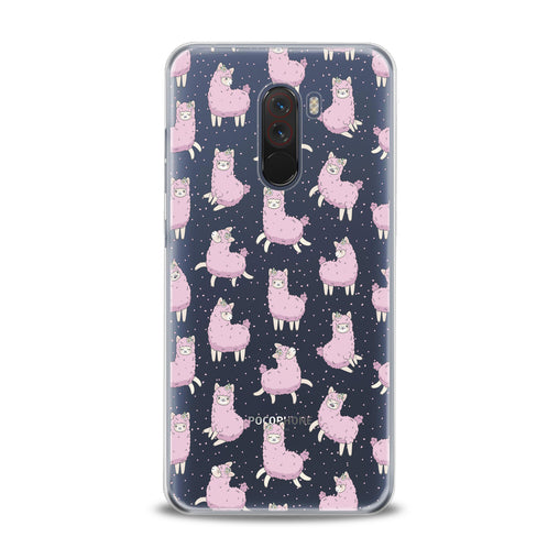 Lex Altern TPU Silicone Xiaomi Redmi Mi Case Pink Alpaca Pattern