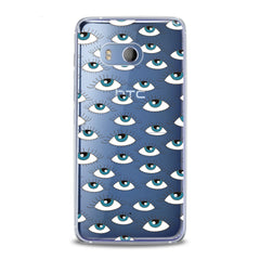 Lex Altern TPU Silicone HTC Case Eyes Pattern