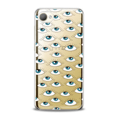 Lex Altern TPU Silicone HTC Case Eyes Pattern