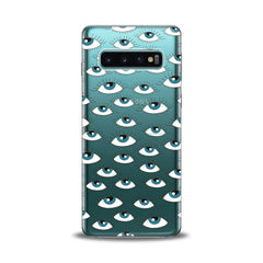 Lex Altern TPU Silicone Samsung Galaxy Case Eyes Pattern