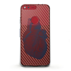 Lex Altern TPU Silicone Google Pixel Case Anatomy Heart