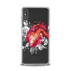 Lex Altern TPU Silicone Motorola Case Floral Heart