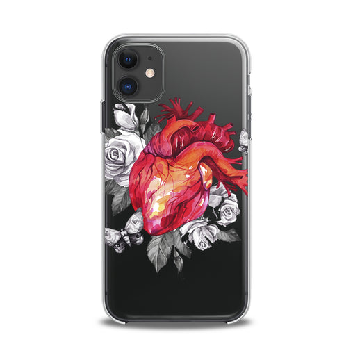 Lex Altern TPU Silicone iPhone Case Floral Heart