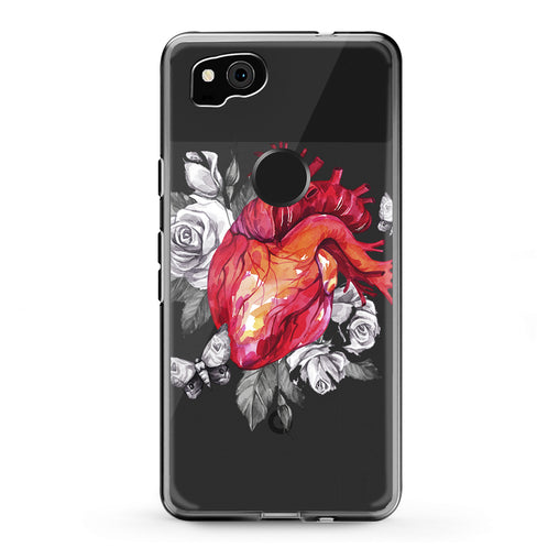 Lex Altern Google Pixel Case Floral Heart