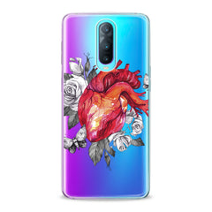 Lex Altern TPU Silicone Oppo Case Floral Heart