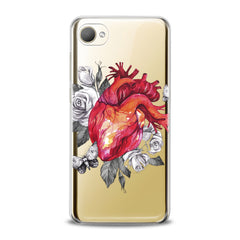 Lex Altern TPU Silicone HTC Case Floral Heart