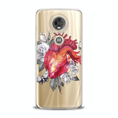 Lex Altern TPU Silicone Motorola Case Floral Heart