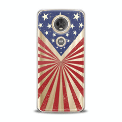 Lex Altern TPU Silicone Motorola Case American Flag