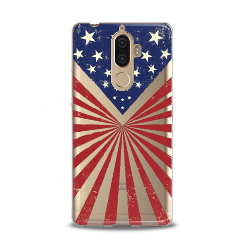 Lex Altern TPU Silicone Lenovo Case American Flag