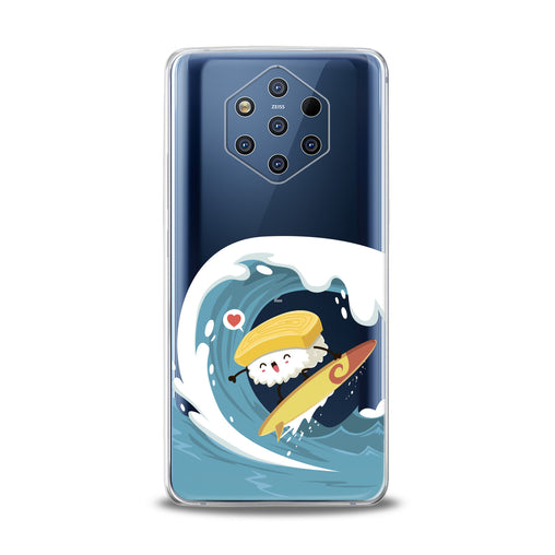 Lex Altern TPU Silicone Nokia Case Sushi Surfing