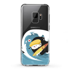 Lex Altern TPU Silicone Samsung Galaxy Case Sushi Surfing