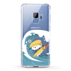 Lex Altern TPU Silicone Samsung Galaxy Case Sushi Surfing