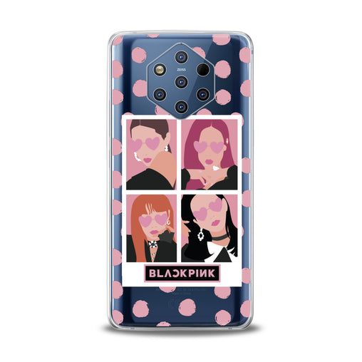 Lex Altern TPU Silicone Nokia Case Black Pink Girls
