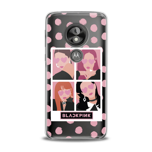 Lex Altern TPU Silicone Motorola Case Black Pink Girls