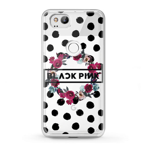 Lex Altern Google Pixel Case Floral Black Pink