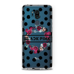 Lex Altern TPU Silicone LG Case Floral Black Pink