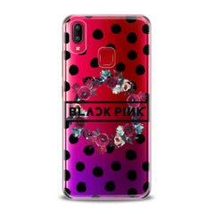Lex Altern TPU Silicone VIVO Case Floral Black Pink