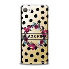 Lex Altern TPU Silicone HTC Case Floral Black Pink