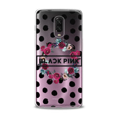 Lex Altern TPU Silicone OnePlus Case Floral Black Pink