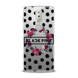 Lex Altern TPU Silicone Nokia Case Floral Black Pink