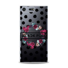 Lex Altern TPU Silicone Sony Xperia Case Floral Black Pink