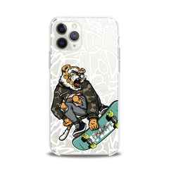Lex Altern TPU Silicone iPhone Case Tiger Skate