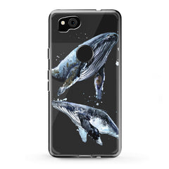 Lex Altern TPU Silicone Google Pixel Case Whale Animal